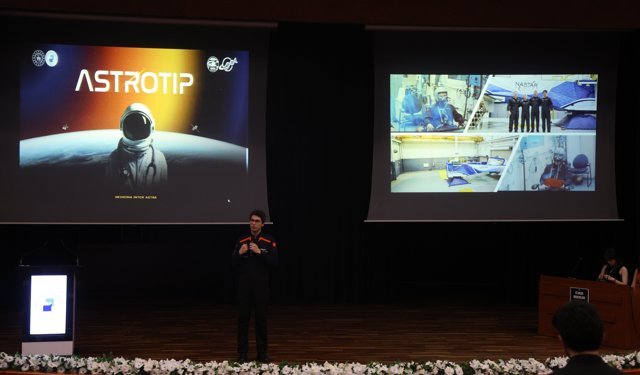 Astronot Tuva Cihangir Atasever, Denizli'de öğrencilerle buluştu