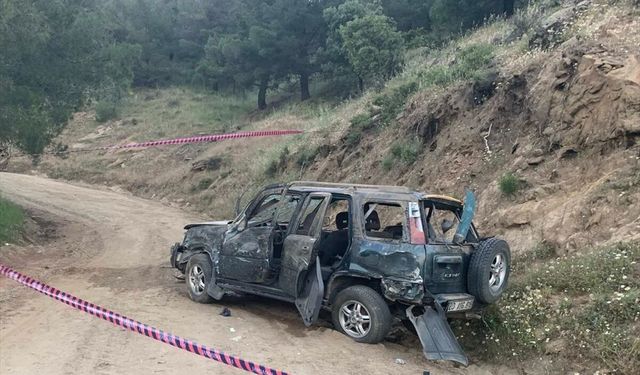 Aydın'da şarampole devrilen cipin sürücüsü öldü, 2 kişi yaralandı