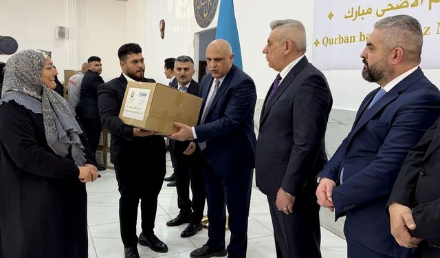 Azerbaycan Uluslararası Kalkınma Ajansından Irak'ta 150 aileye gıda yardımı
