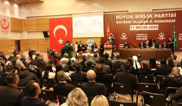 BBP Genel Başkan Yardımcısı Gürbüz Kayseri'de partisinin il kongresinde konuştu: