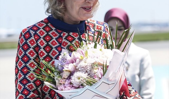 Belçika Kraliçesi Mathilde başkanlığındaki heyet İstanbul'a geldi
