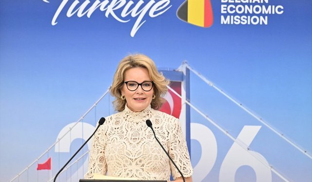 Belçika Kraliçesi Mathilde, İstanbul Sanayi Odası ziyaretinde konuştu:
