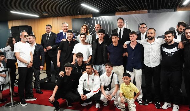 Beşiktaş'ta bayramlaşma töreni