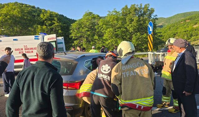 Bingöl'deki trafik kazasında 5 kişi yaralandı