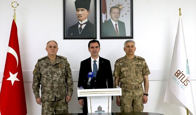 Bitlis Valisi Karakaya, asayiş ve güvenlik verileri ile Kurban Bayramı tedbirlerini açıkladı: