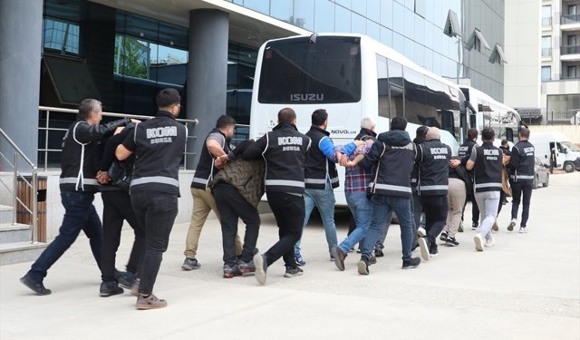 Bursa'da tefecilik ve yağma operasyonunda yakalanan şüpheli sayısı 14'e çıktı