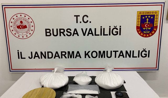 Bursa'da uyuşturucu operasyonunda 1 zanlı tutuklandı
