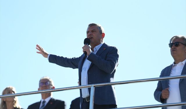 CHP Genel Başkanı Özel, partisinin Balıkesir mitinginde konuştu: