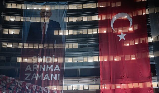 CHP Genel Merkezi'nde 'Halkla Bayramlaşma' programı için hazırlıklar sürüyor