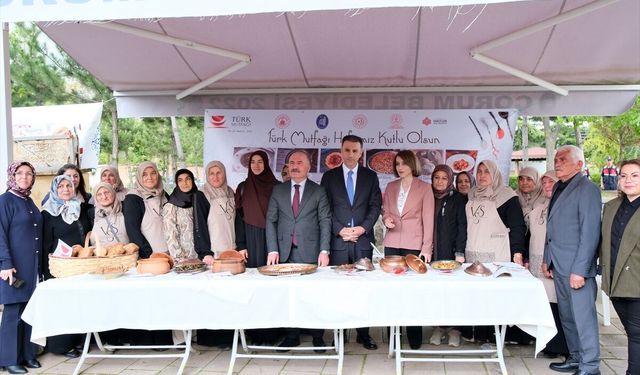 Çorum'da yöresel yemekler tanıtıldı