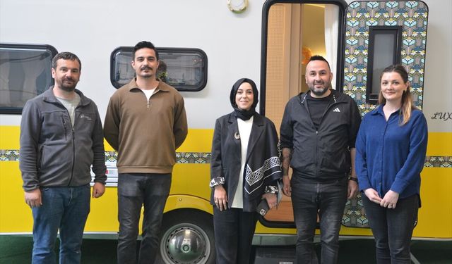 Devlet desteğiyle kurduğu fabrikada karavan üreten kadın girişimci ihracat yapıyor