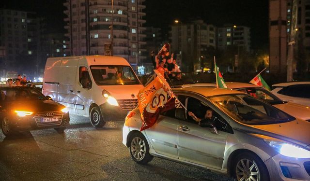 Diyarbakır ve çevre illerde Galatasaray'ın şampiyonluğu kutlanıyor