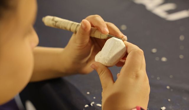 Eskişehir'in simgelerinden lüle taşı, Kültür Yolu Festivali'nde tanıtıldı