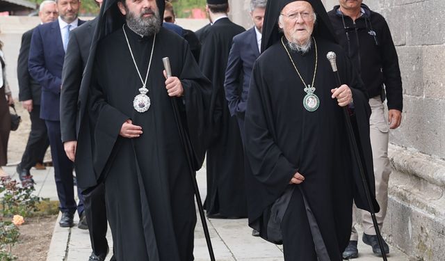 Fener Rum Patriği Bartholomeos Nevşehir'de pazar ayinine katıldı