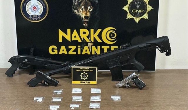 Gaziantep'te uyuşturucu operasyonunda 4 şüpheli tutuklandı