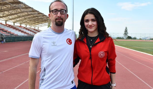 Görme engelli öğretmen atletizmle hayata tutundu