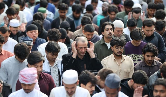 Gürcistan'da Kurban Bayramı namazı kılındı