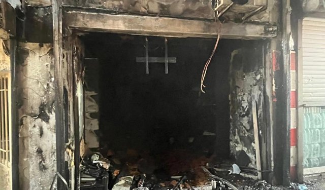 Hatay'da pasajda çıkan yangın söndürüldü