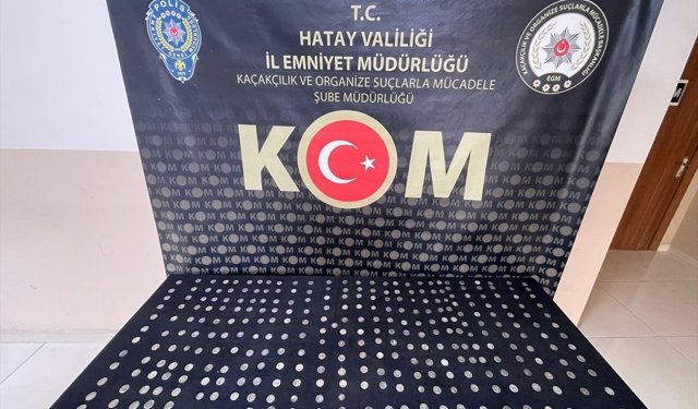 Hatay'da takside 309 sikke ele geçirildi