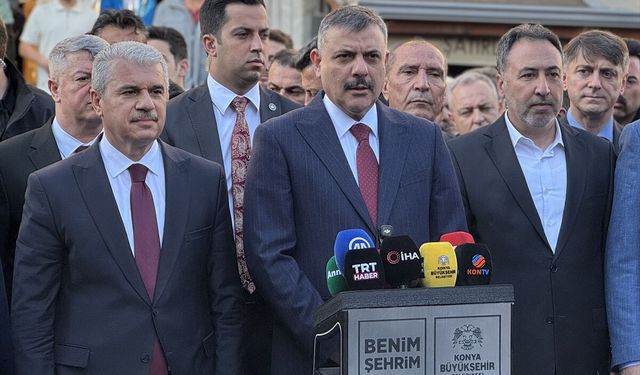 İçişleri Bakanı Çiftçi, Konya'da bayram namazının ardından konuştu: