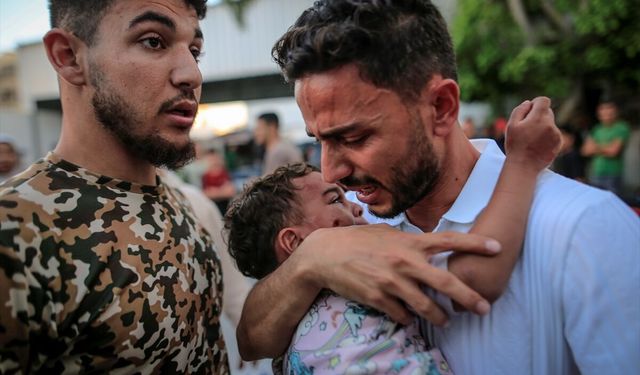 İsrail ordusunun Gazze Limanı'na İHA ile düzenlediği saldırıda 1 kişi öldü, 18 kişi yaralandı