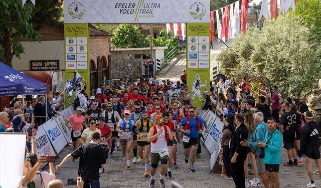 İzmir'de Efeler Yolu Ultra Trail Yarışları sona erdi