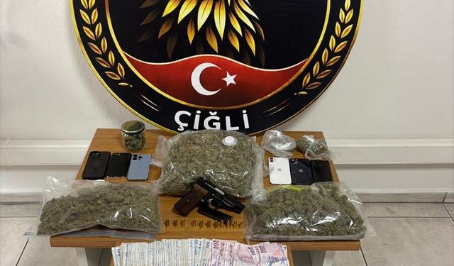 İzmir'de uyuşturucu operasyonunda 6 zanlı yakalandı