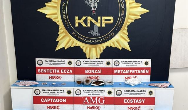 Kahramanmaraş'ta uyuşturucu operasyonu kapsamında 4 şüpheli tutuklandı