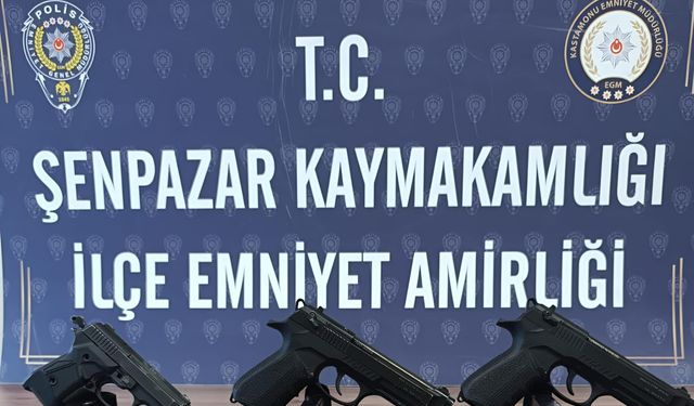Kastamonu'da silahla havaya ateş eden 3 kişiye 45 bin lira para cezası uygulandı