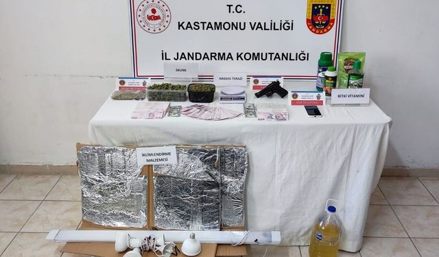 Kastamonu'da uyuşturucu operasyonunda gözaltına alınan 10 şüpheliden 2'si tutuklandı