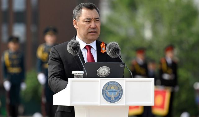 Kırgızistan'da 9 Mayıs Zafer Bayramı kutlanıyor