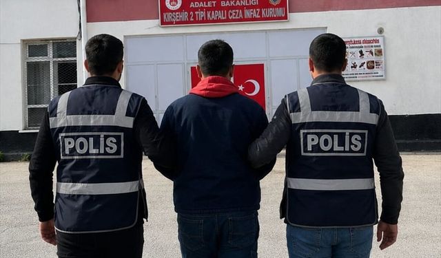 Kırşehir'de 20 yıl 9 ay kesinleşmiş hapis cezası bulunan firari yakalandı