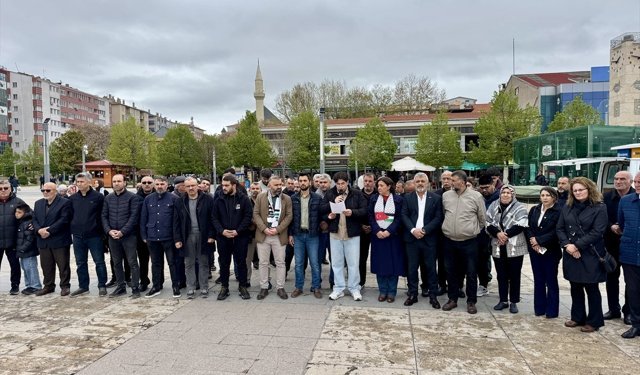Kırşehir'de İsrail'in Küresel Sumud Filosu'na saldırısı protesto edildi