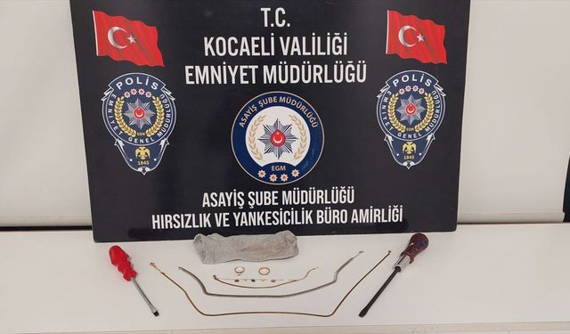 Kocaeli'de hırsızlık şüphelisi otoyolda yakalandı