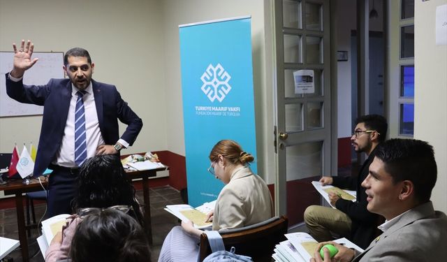 Kolombiya Dışişleri Bakanlığında 'Pilot Türkçe Kursu Programı' başlatıldı