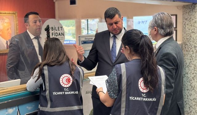 Konya'da Kurban Bayramı öncesi otogarda denetim yapıldı
