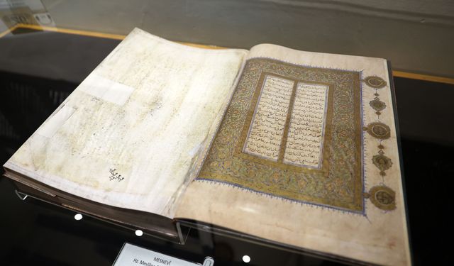 Mevlana'nın UNESCO Dünya Belleği'ne alınan eserleri özel koşullarda korunuyor