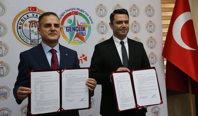 Muğla'da '2026 Gençlik Yılı' sponsorluk protokolü imzalandı