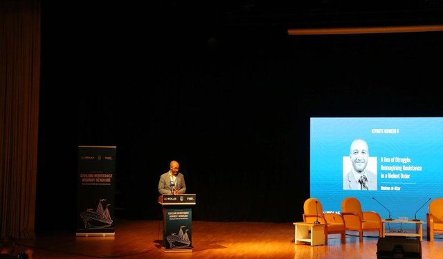 Muğla'da 'Soykırıma Karşı Sivil Direniş: Küresel Sumud Filosu ve Uluslararası Hukuk' Konferansı düzenlendi