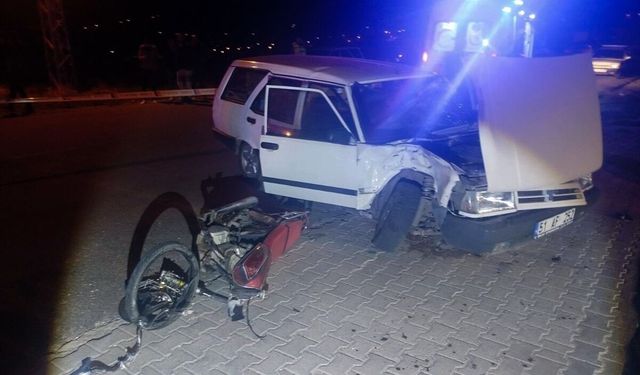 Niğde'de otomobil ile motosikletin çarpışması sonucu 1 kişi öldü, 1 kişi yaralandı