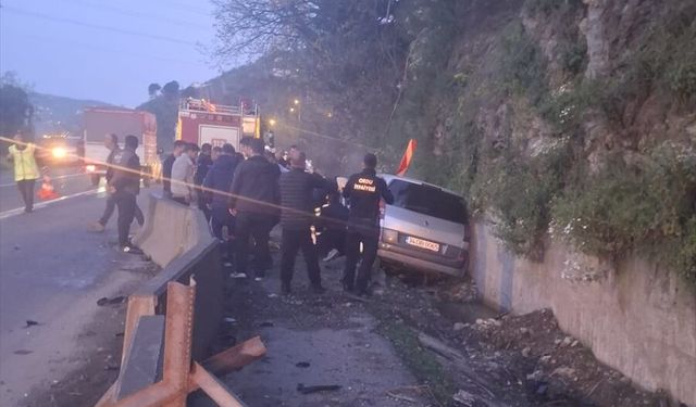 Ordu'da trafik kazasında hayatını kaybeden polisin cenazesi defnedildi
