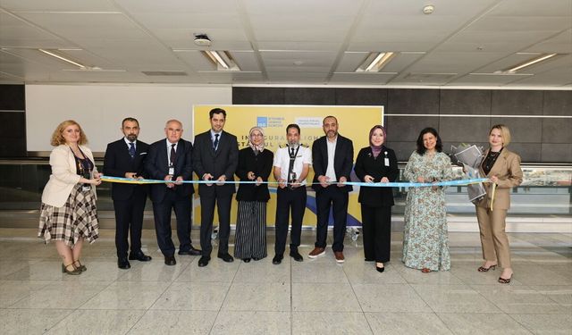Sabiha Gökçen Havalimanında Nesma Hava Yolları'nın ilk uçuşu karşılandı