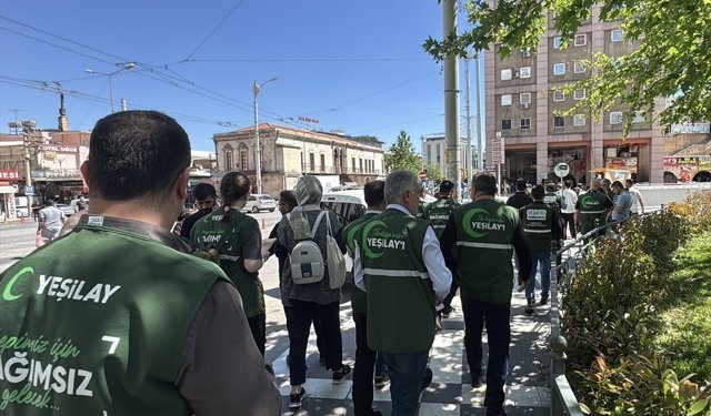 Şanlıurfa'da bağımlılığa dikkati çekmek için bağımsızlık yürüyüşü yaptılar
