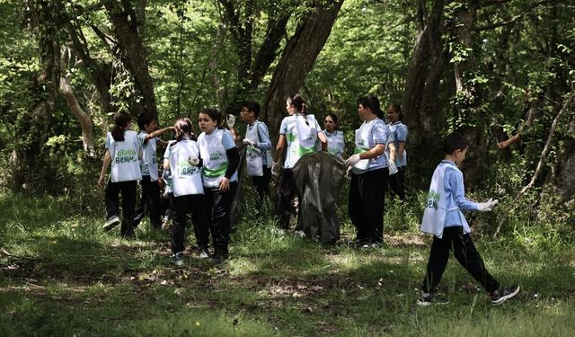 Sinop'ta ormanlık alanlardan yangına sebep olabilecek atıklar toplandı