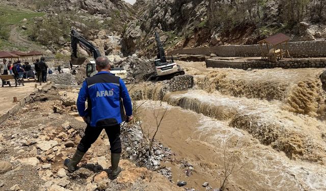 Şırnak'ta sağanak hayatı olumsuz etkiledi