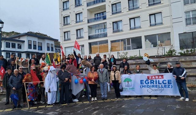 Sivas'ın Zara ilçesinde 'saya gezmesi' geleneği canlandırıldı
