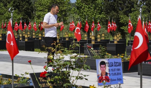 Soma'daki maden şehitleri facianın 12. yılında anıldı