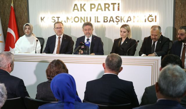 Tarım ve Orman Bakanı Yumaklı, AK Parti Kastamonu İl Başkanlığında konuştu: