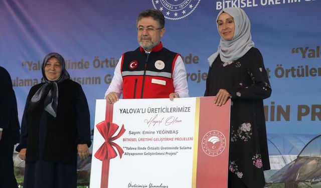 Tarım ve Orman Bakanı Yumaklı, Bitkisel Üretimi Geliştirme Projeleri Temin Töreni'nde konuştu:
