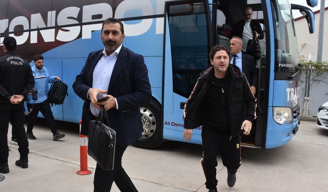 Trabzonspor, Ziraat Türkiye Kupası finali için Antalya'ya gitti